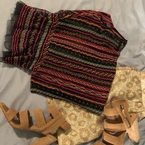 Maeve xlarge anthropologie sheer top